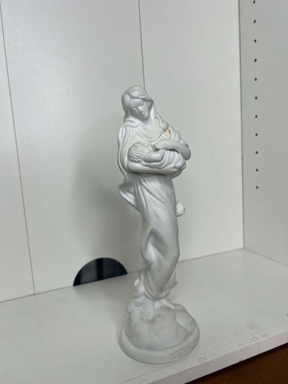 Teleflora Fine Porcelain Madonna and Child Statue 11 Inches
